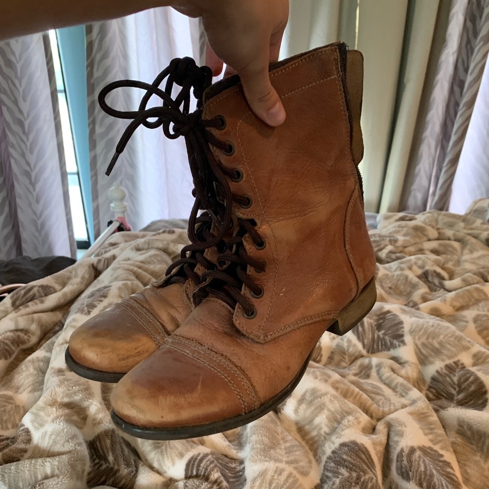 Steve Madden combat boots
